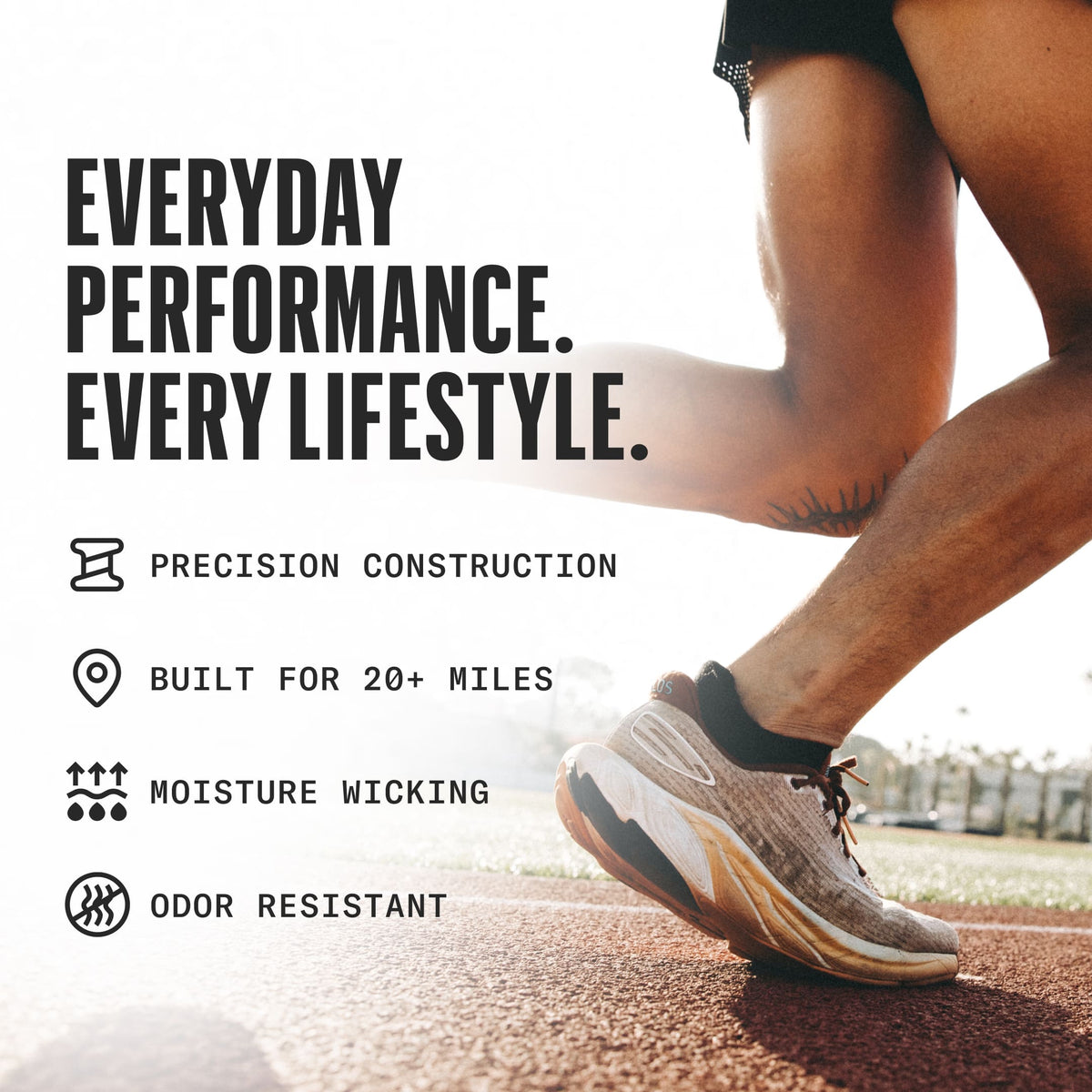 Performance No-Show Socks