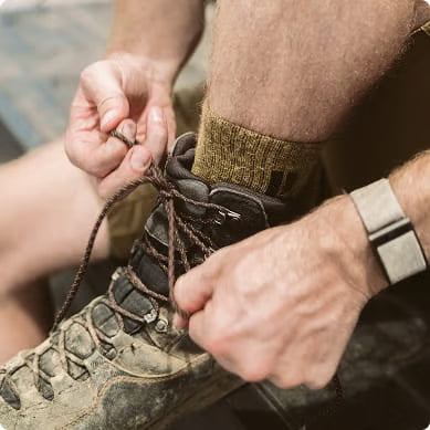 Tactical Socks in a boot.