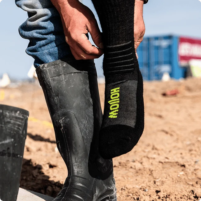 Picture of Trades Socks outdoors